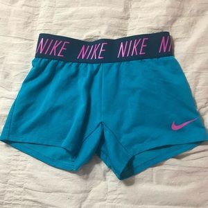 Girls Nike athletic shorts